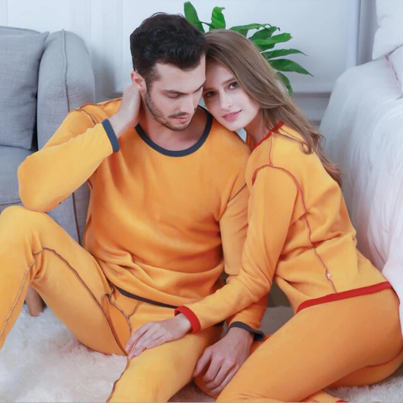 Новое поступление утепленный стильный комплект термобелья подштанники для