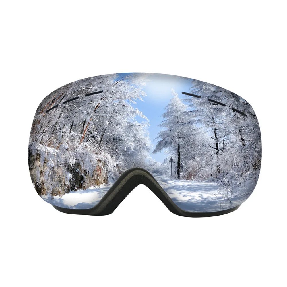 

Skiing Anti-Fog Goggles Double Layers Frameless Anti-Fog UV Protection Snowboard Eyewear Ski Goggles For Men Women