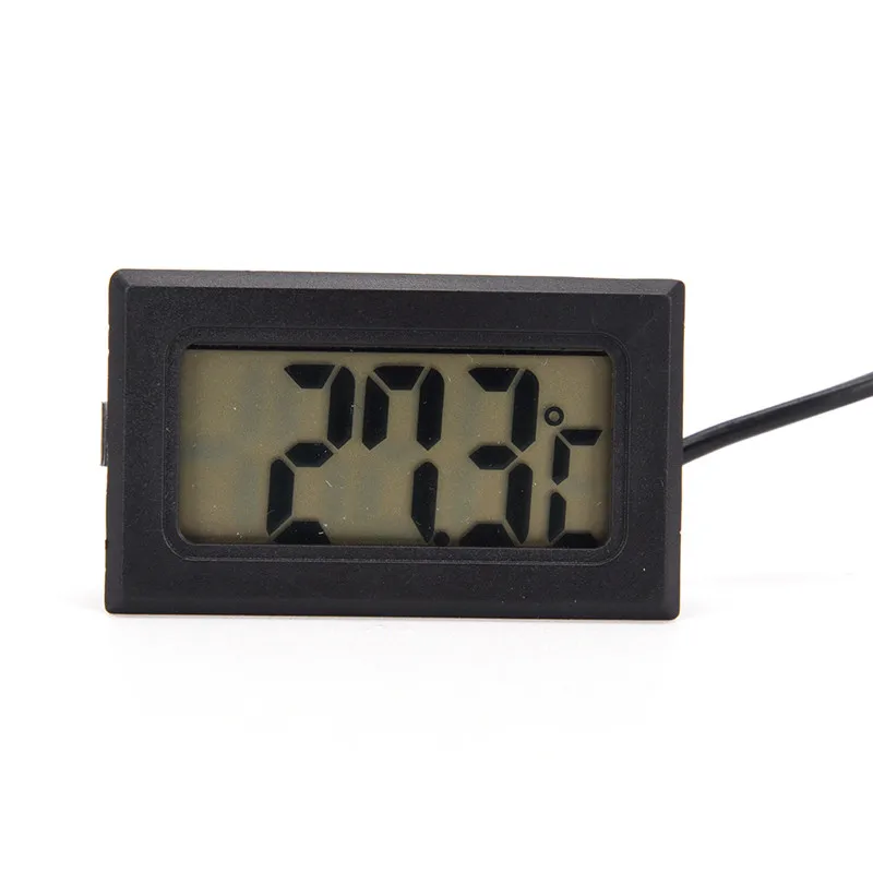 1 м Зонд черный Мини ЖК-дисплей цифровой термометр для измерения температуры тела