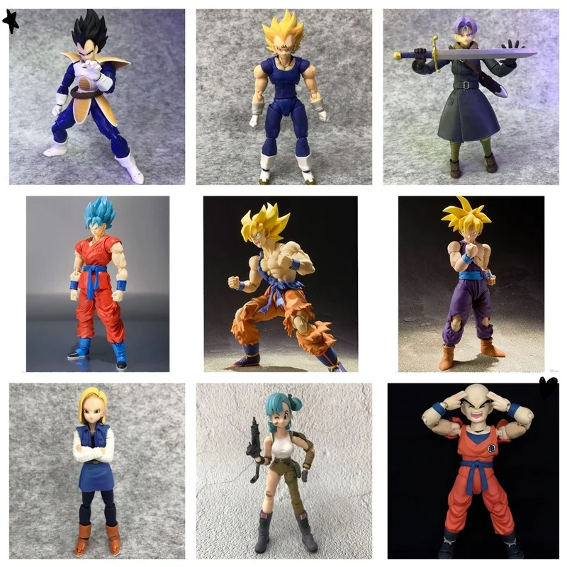 

Анимационные периферийные устройства Dragon Ball SHF Goku Вегета Фриза супер асаианская экшн-Фигурка декоративная модель игрушка подарок