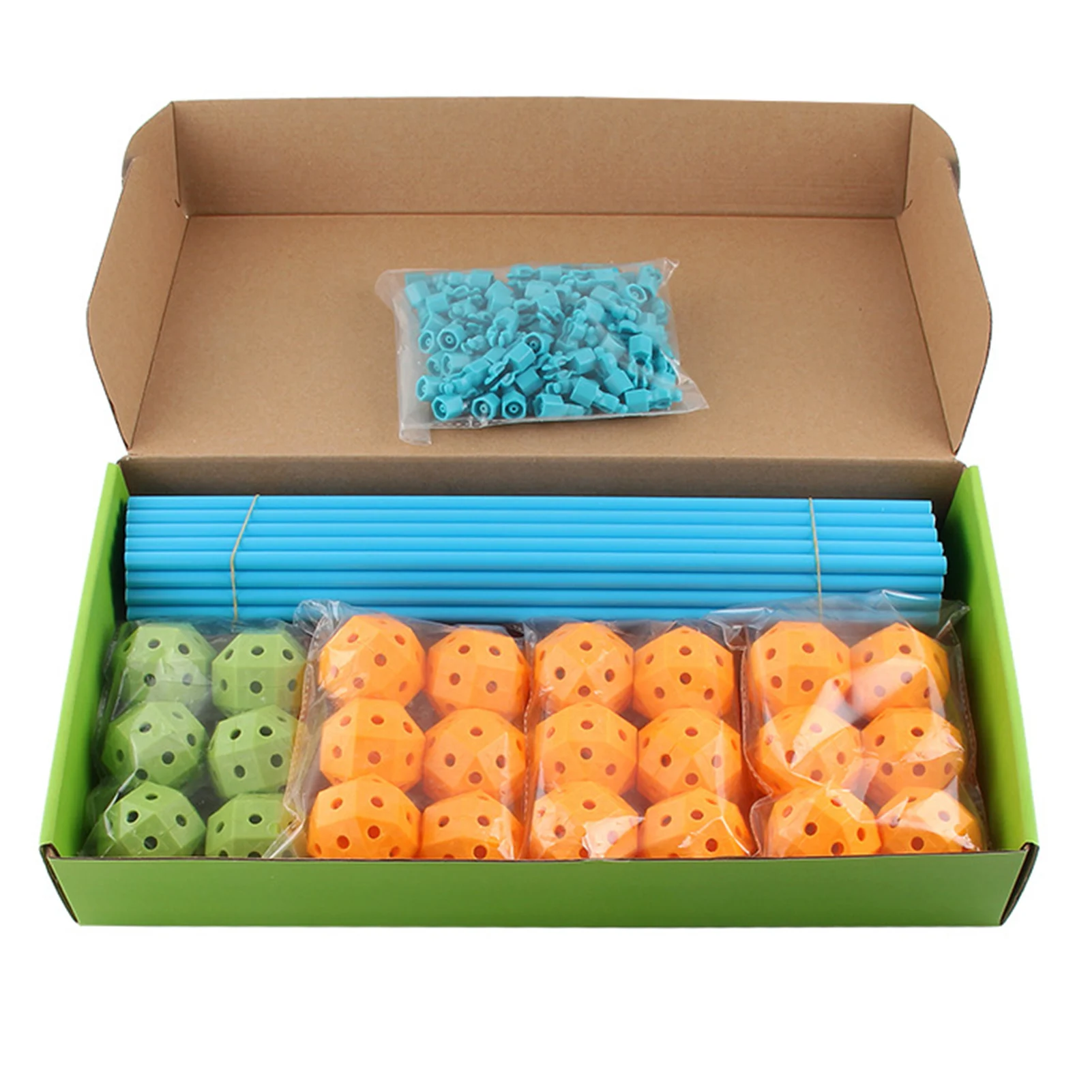 

68PCS Sticks Kids Construction Fort DIY Castle Tunnels Building Kit Educational Children Manual Toy