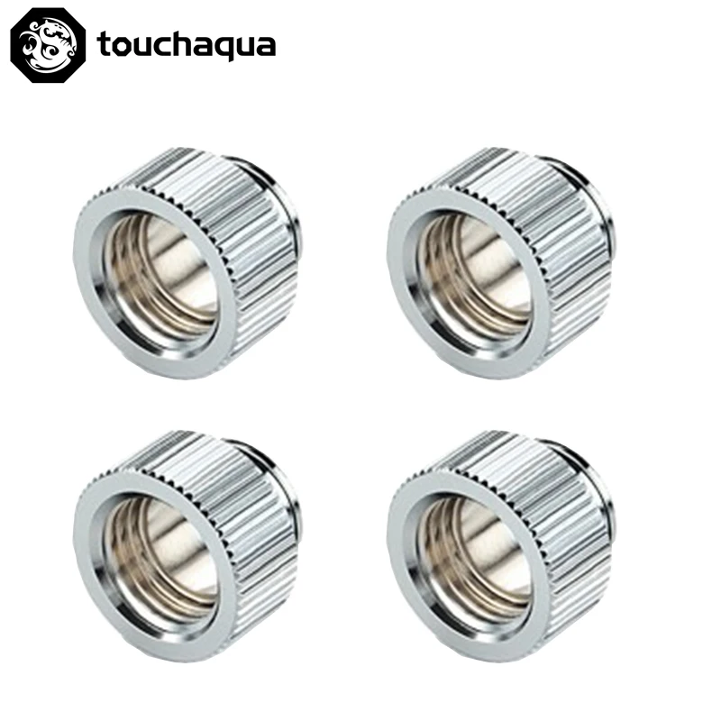 

Touchaqua 4pcs (Extend 10mm) Fitting G1/4'' M to F Extend Connect Adapter Increase 10mm Length Connector Water cooling fitting