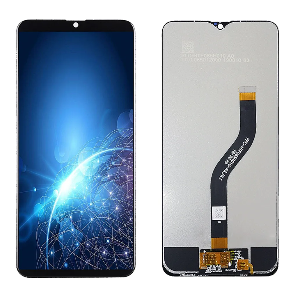 

100% Оригинальный ЖК-дисплей для SAMSUNG Galaxy A20s A207 A2070 SM-A207F ЖК-дисплей + сенсорный экран, дигитайзер, для сборки, Repacement