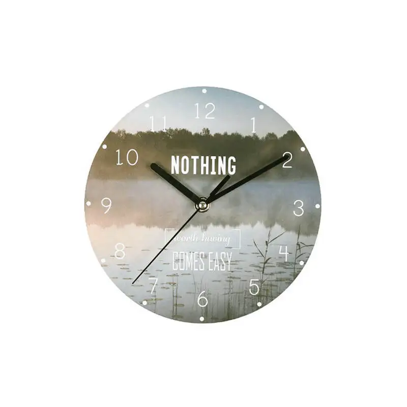 C Reloj de pared, скандинавские украшения для комнаты, Ловец снов, настенные часы, креативные деревянные настенные часы, большие круглые декоративные часы saat 661GZ10 - Цвет: C