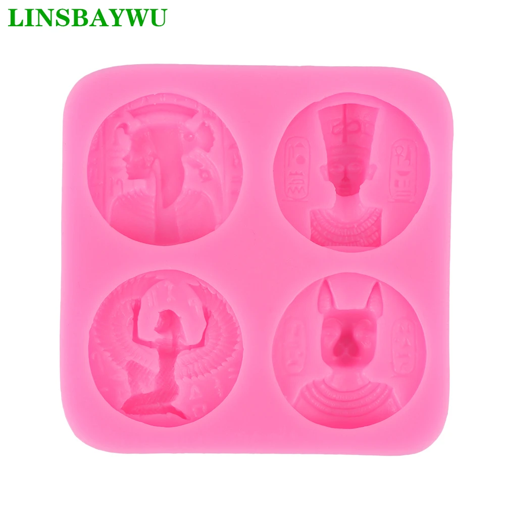 Фараон Египетский Винтаж монета DIY силиконовый торт шоколадный сахар конфеты