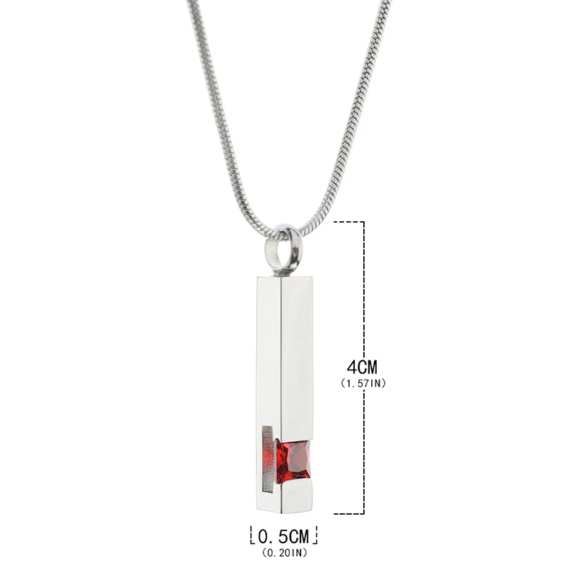 Высококачественное ожерелье из титановой стали для кремации ювелирные изделия