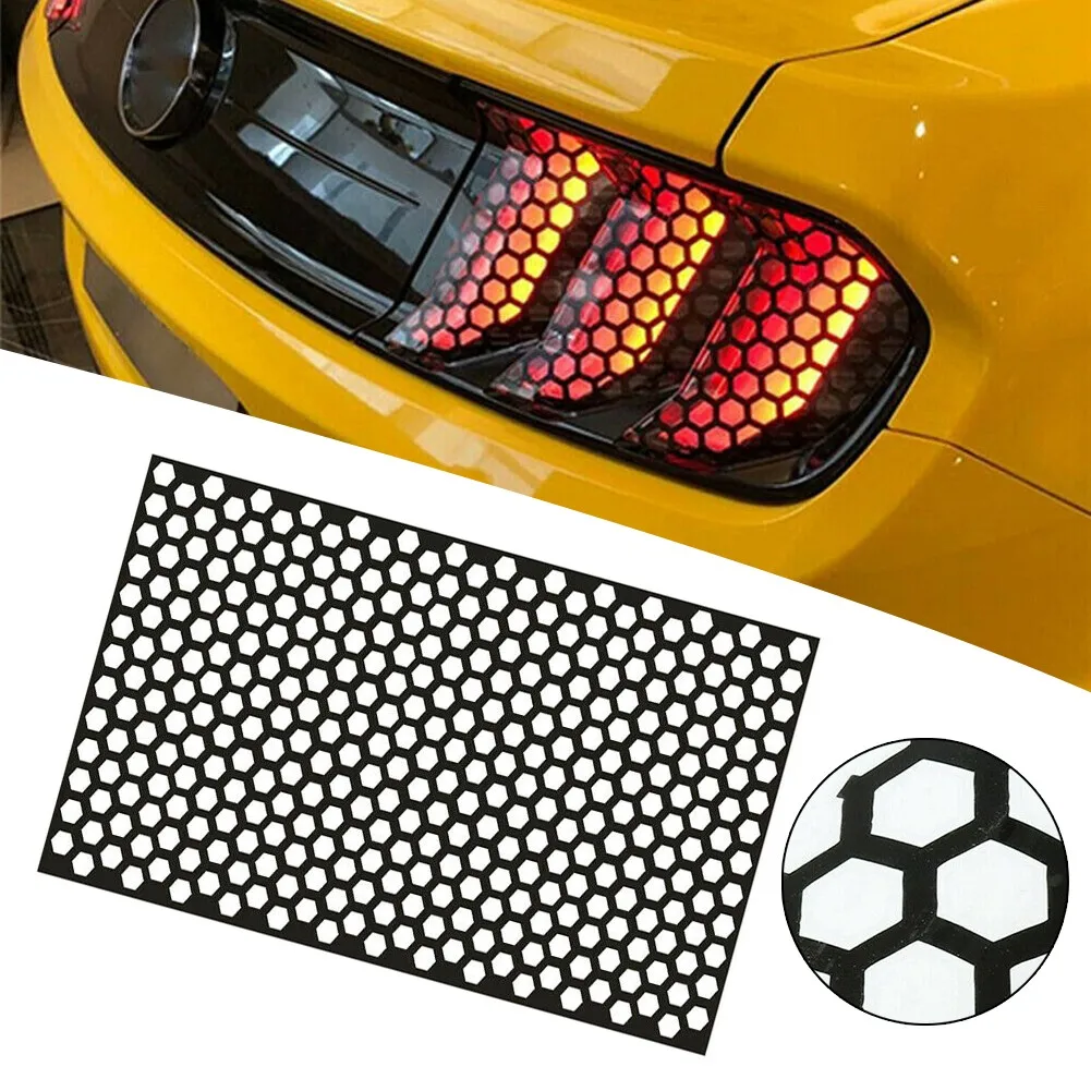 

48x30cm Rear Tail Light Sticker Accessory Car Decor Exterior Light Rear