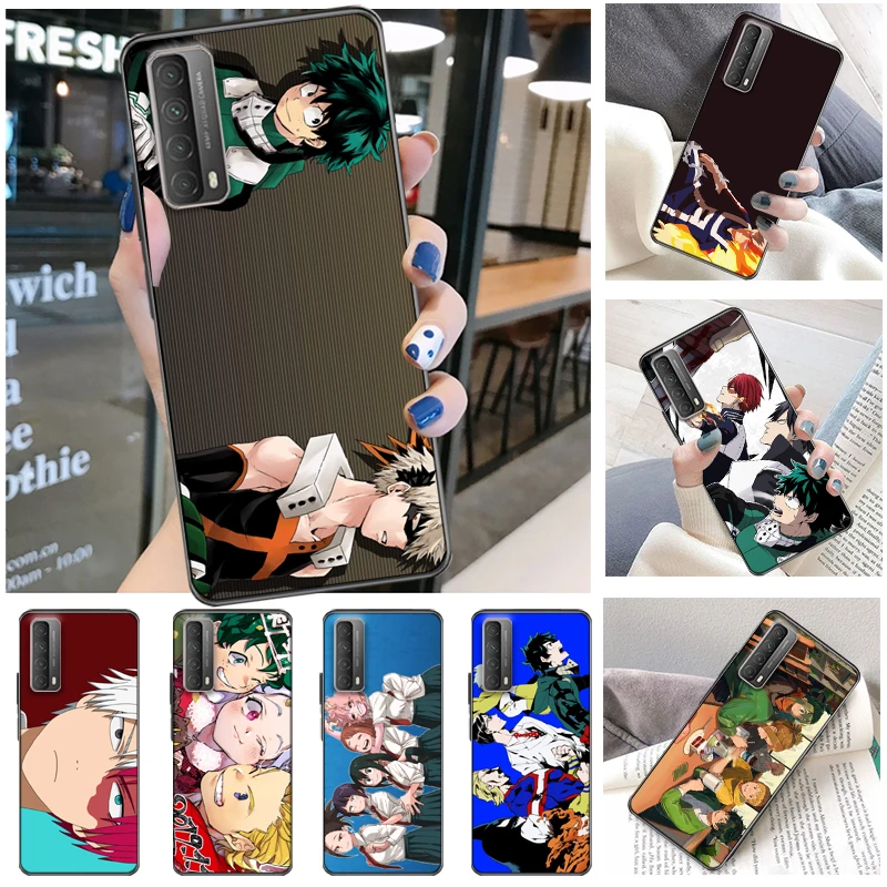 

My Hero Academia Tomura Boku Dabi Shigaraki Bakugou Katsuki Todoroki Shouto Phone Case For Huawei P Smart Z 2019 2021 Soft TPU