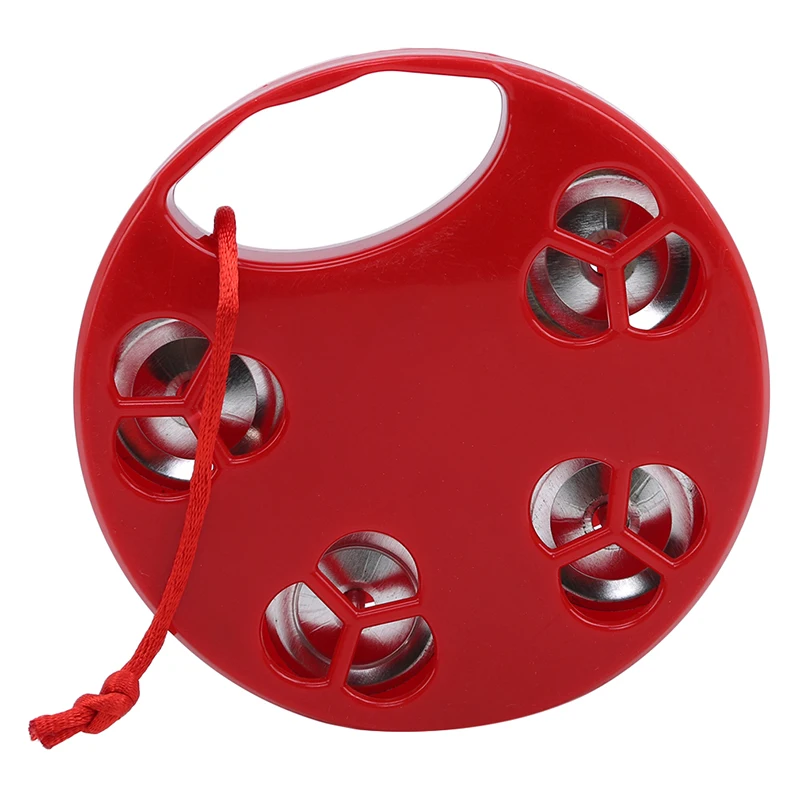 

Children Red Hand Shake Instrument Early Education Toy Instrument ABS Puzzle Rattle Bed Bell Percussion