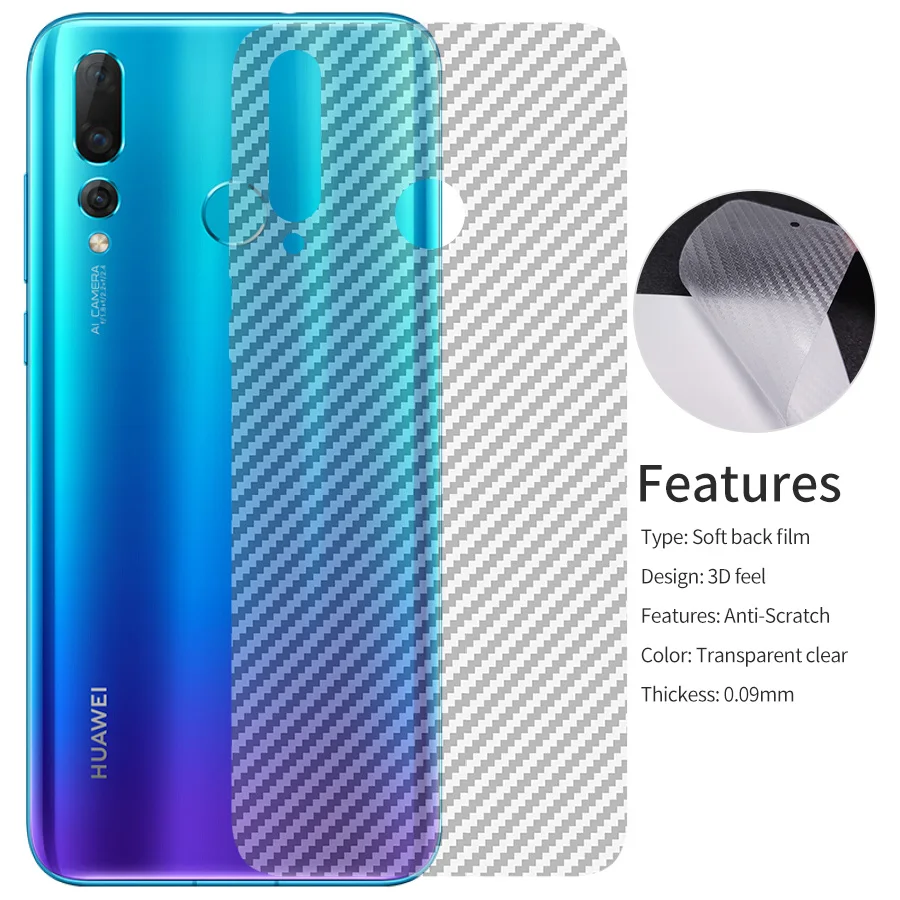 Для Huawei Honor 20 mate 30 Pro View V20 8x P30 Lite P smart Nova 3i 3 5T задняя наклейка с защитой экрана из