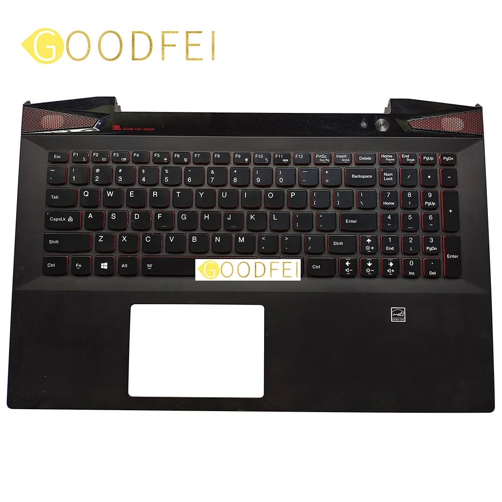 

Для Lenovo IdeaPad Y50 Y50-70 15,6 "Ноутбук Упор для рук верхний чехол с клавиатурой с подсветкой и AP14R000A00 5CB0F78866