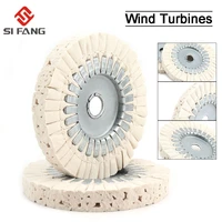 6150mm cotton airway buffing wheel cloth open bias polishing buffs wheel for metal arbor 14mm22mm white