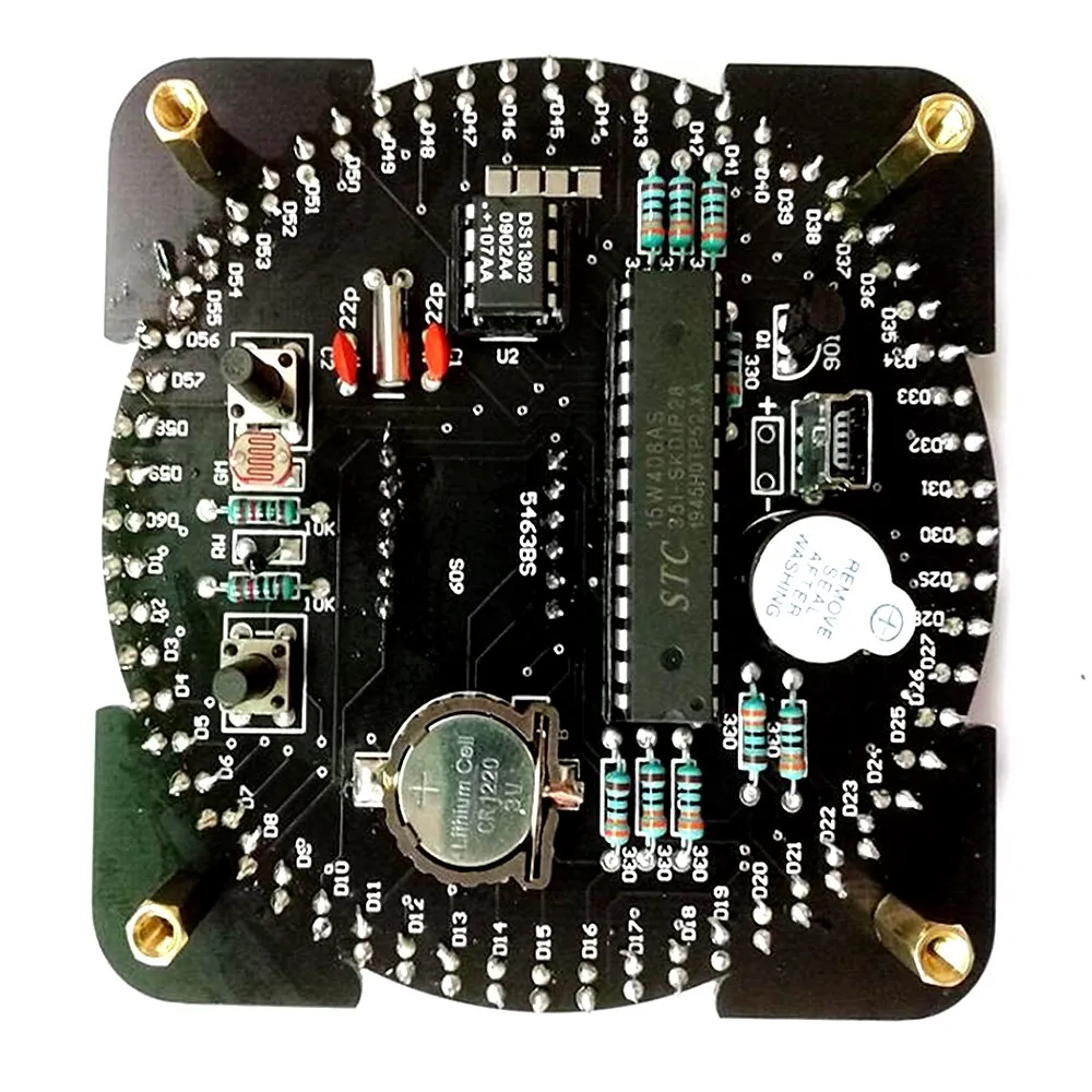 Набор электронных часов C51 MCU регулятор светильник туры света DS1302