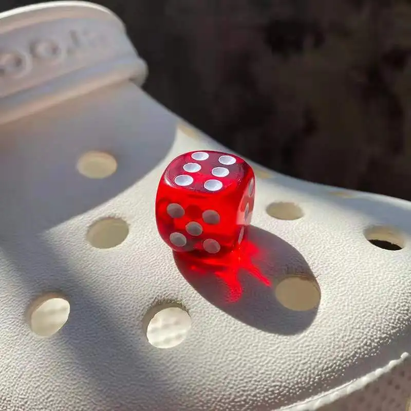 

Basketball Football Dice Accessories Croc Charms Lovely Three-dimensional Designer Bundle Cool Cat Bear Decoration Croc Charms