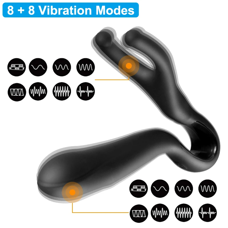 Heating Prostate Massage Vibrator Anal Sex Toys For Men Gay 8 Modes Remote Control Vibrating Plug Female Masturbators | Красота и