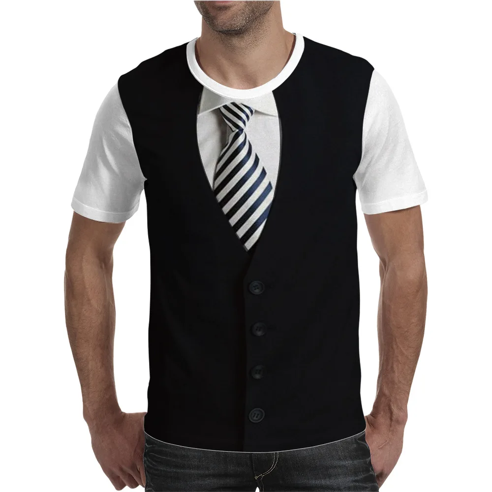 

2021 summer new men's T-shirt Husky 3D printing T-shirt funny pattern men and women fashion T-shirt street style top Graphic Tee