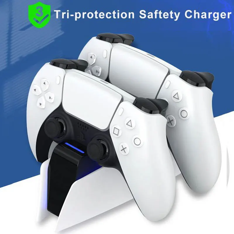 

Dual Fast Charger For PS5 Wireless Controller USB Type-C Charging Cradle Dock Station For Sony PlayStation5 Joystick Gamepad New
