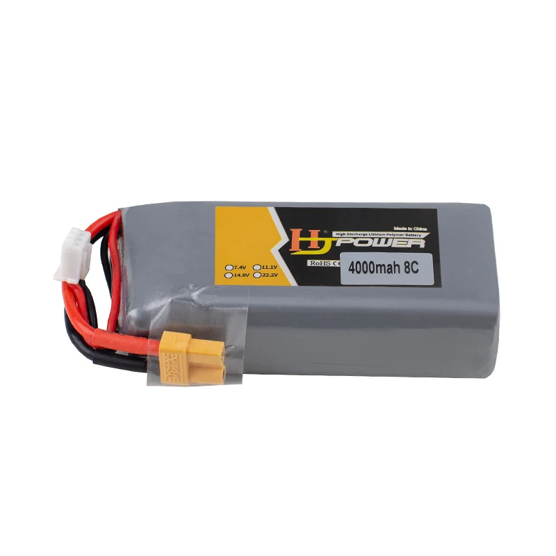 4000mAh 2S 7.4V 8C Lipo Battery TX16S TX18S TRemote Control Transmitter JST-XH and XT30 Plug Large Endurance | Игрушки и хобби
