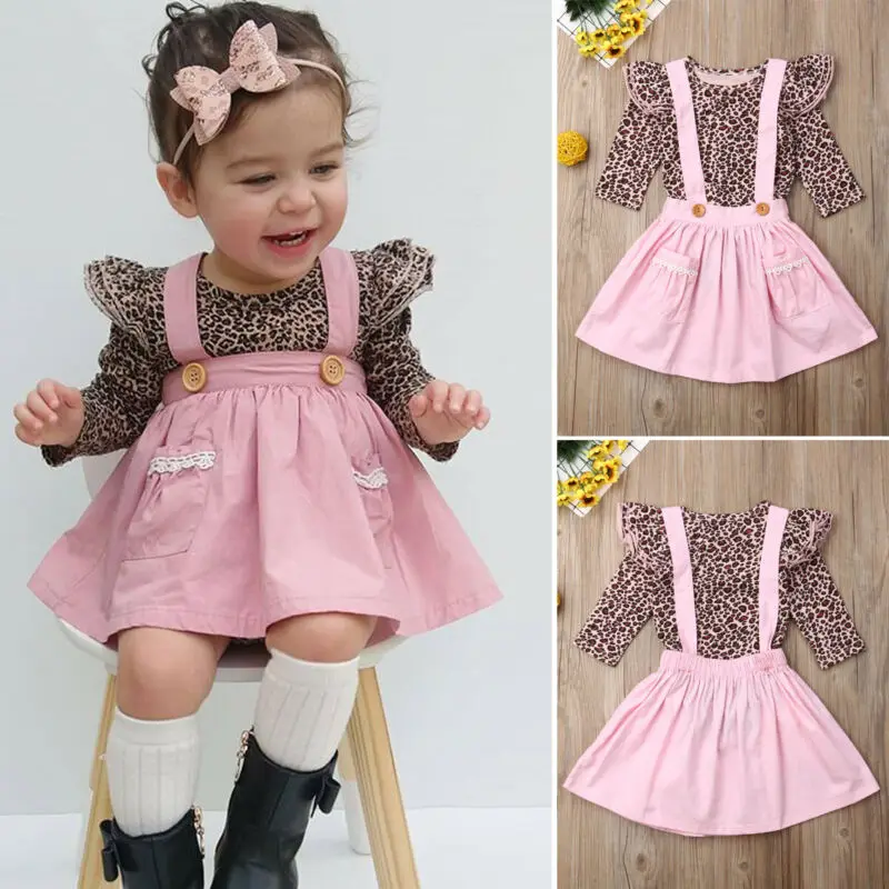 Осенний комбинезон PUDCOCO для новорожденных девочек с длинным рукавом и