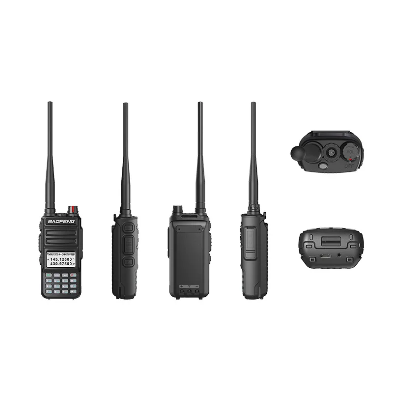 Автомобильная рация Baofeng Портативная радиостанция Двухдиапазонная Type-C зарядка 5