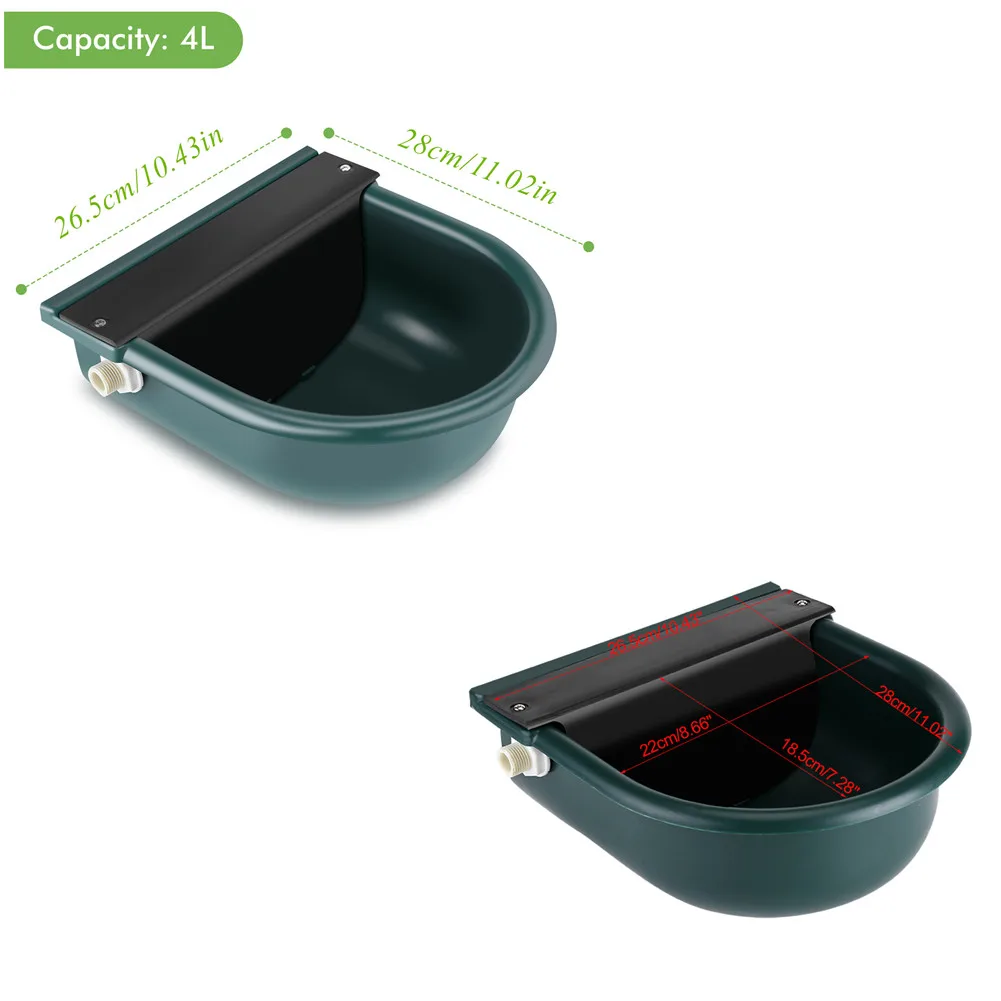 Чаша для воды Автоматический Поплавковый клапан лоток поилка домашнего