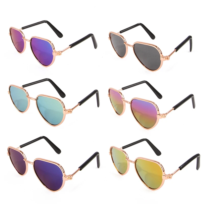 Прекрасный очки ошейник для маленьких животных модные солнцезащитные кошачий