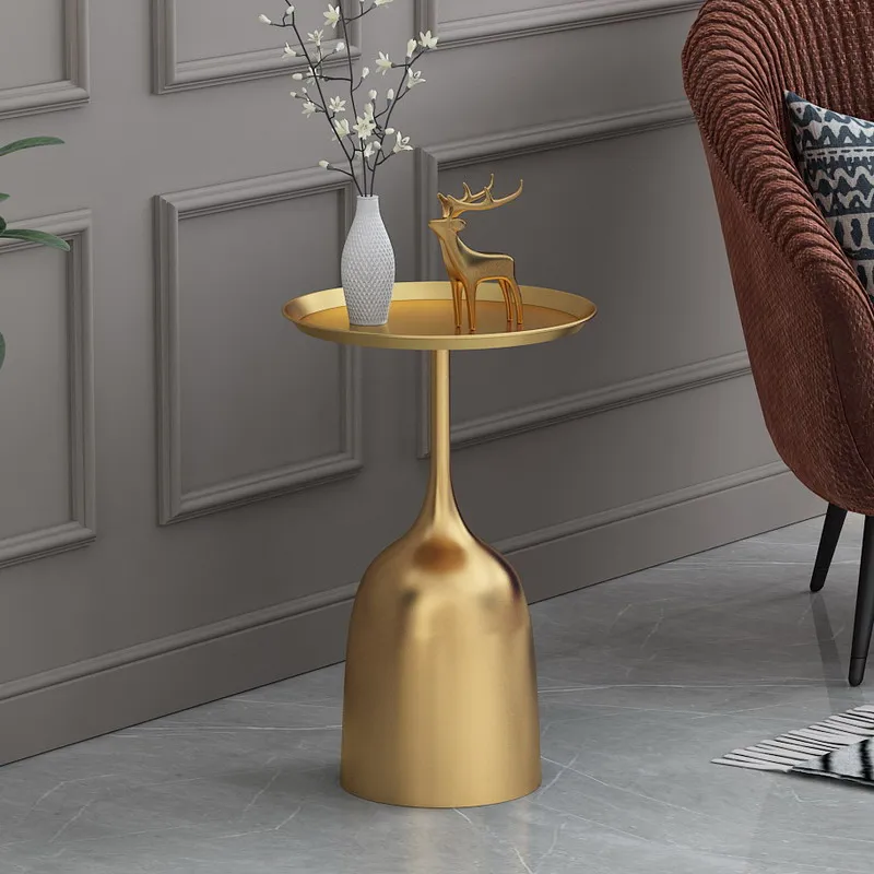 Твердый металлический поддерживающий скандинавский мраморный боковый