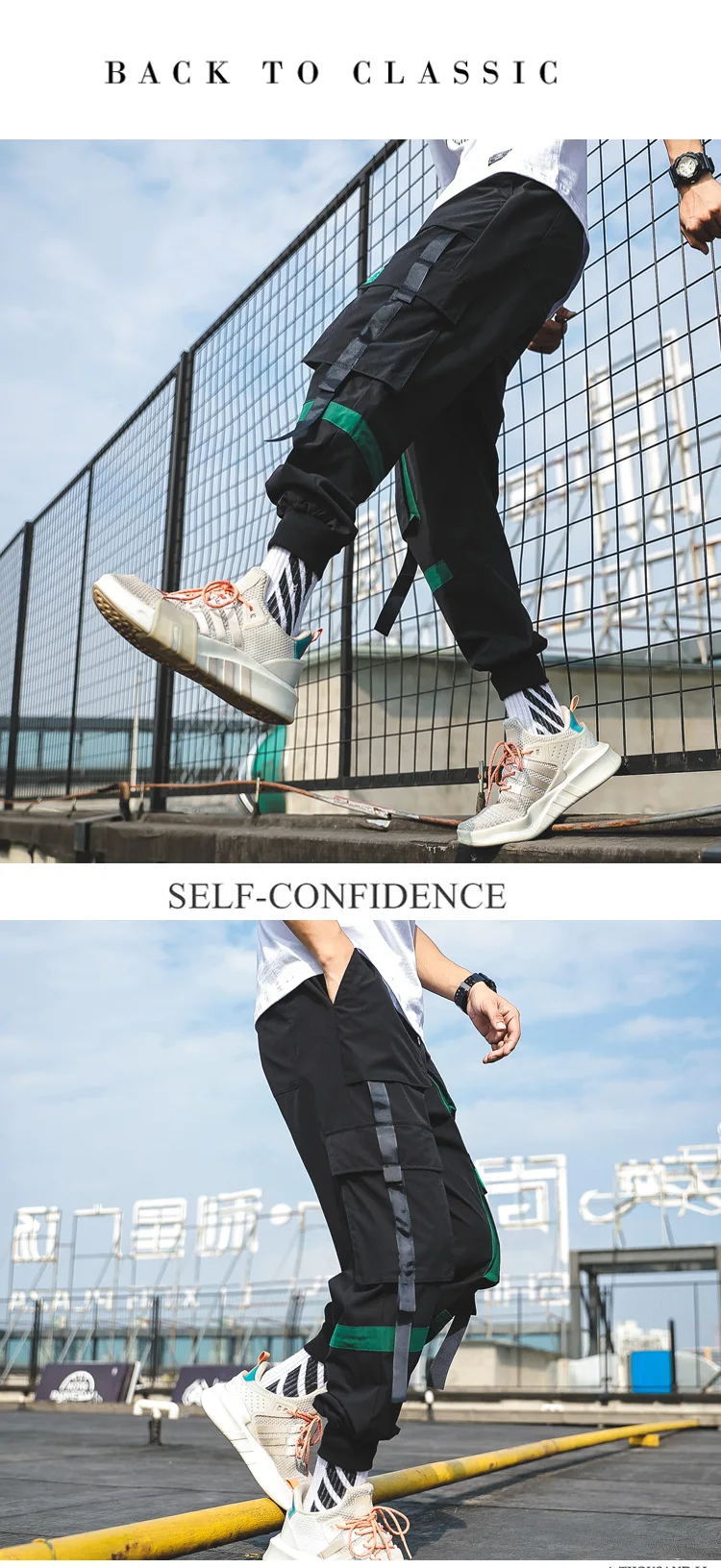 

2021 New Men Cargo Pants Men Street Harem Pants Fitness Runners Trousers Comfortable Ankle Length Sweatpants