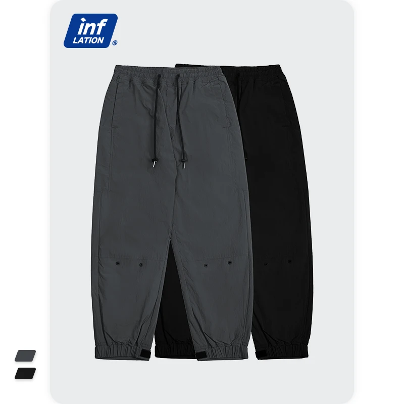 

INFLATION Men's Joggers Streetwear Men Quick Dry Track Pants Fashion Casual Techwear Joggers Pants Male Trousers 13087W21