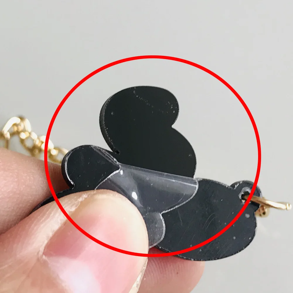 Горячая Распродажа английская буква ярко-розовая Красивая сука акриловая