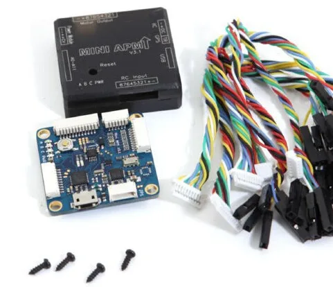 MiniAPM V3.1 Mini ArduPilot Mega 2 6 внешний компас Контроллер полета APM для мультикоптера FPV