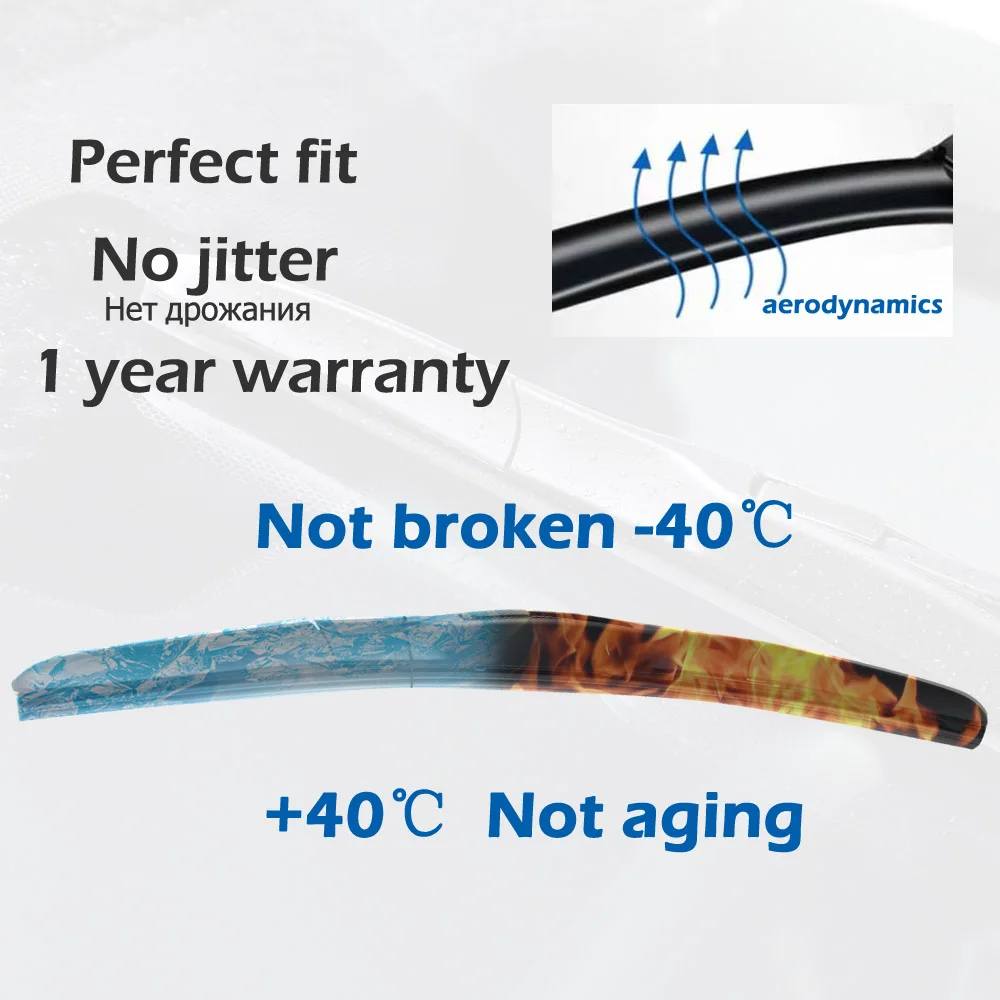 MIDOON Hybrid Wiper Blades for Toyota 4Runner 1995-2016 Fit hook Arms 2003 2004 2005 2006 2007 2008 2009 | Автомобили и мотоциклы