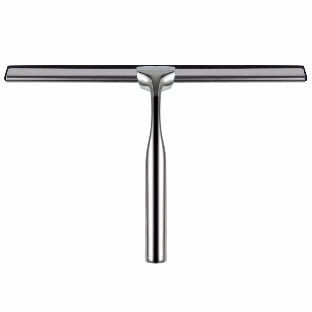 

Glass Window Squeegee Cleaner Shower Bathroom Mirror Rubber Wiper Scraper Suction Hook Water Vapor Removal Cleaning Brush