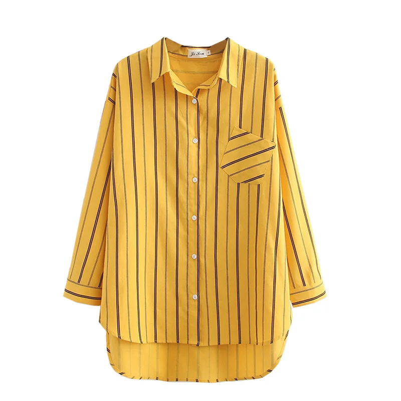 Повседневные блузки размера плюс осень 2019 женские модные свободные рубашки с