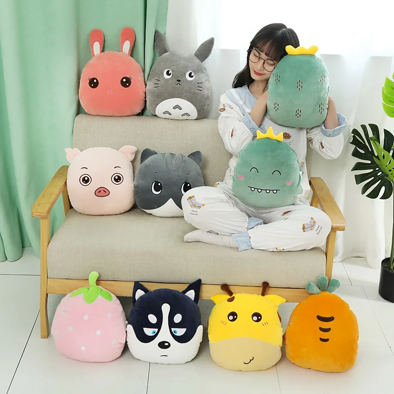 Симпатичная подушка для рук в виде шиншиллы плюшевая игрушка клубники мягкая и