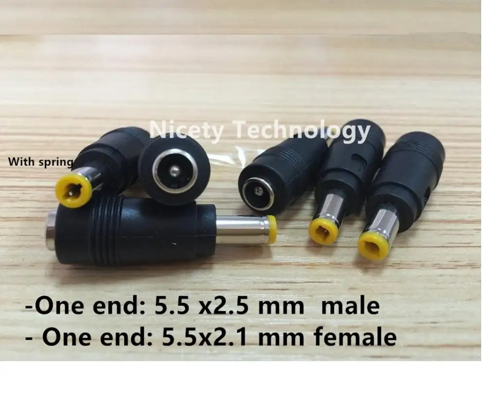 Бесплатная доставка разъем питания преобразователь постоянного тока 5 5*2 1 в