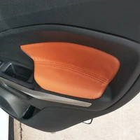 microfiber leather car door handle armrest panel cover trim for ford kuga ecosport 2013 2014 2015 2016 2017 2018