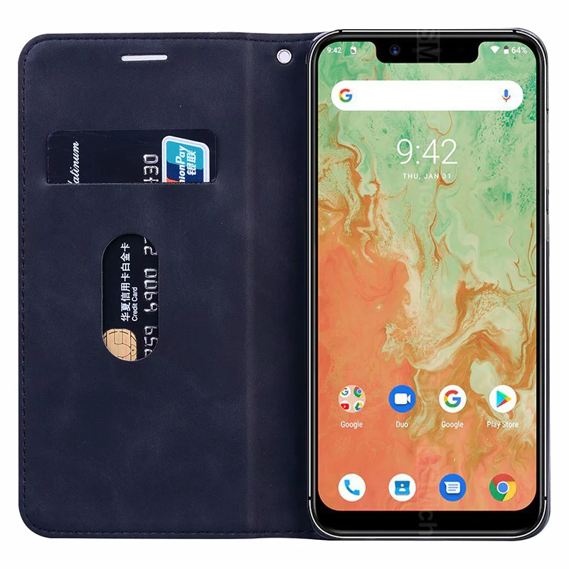 phone magnet case for umidigi a3s a3x a3 pro protective flip cover pu leather case umi power one max pro protector wallet shell free global shipping