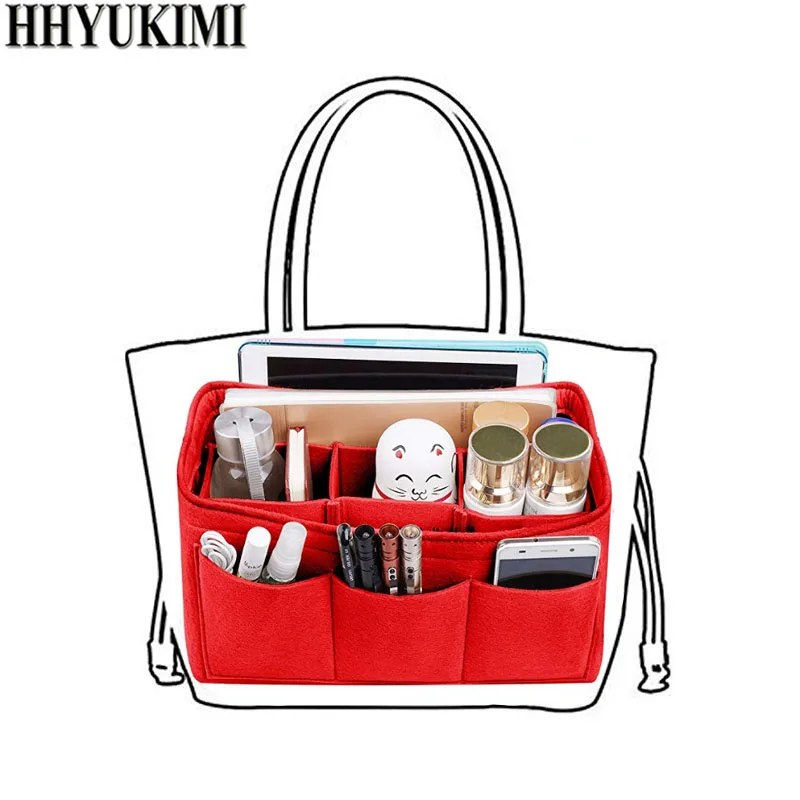 

Make up Organizer Insert Bag For Handbag Fit Speedy Neverfull Women Travel Toiletry Storage Bag Multi-Functional Cosmetic Bags