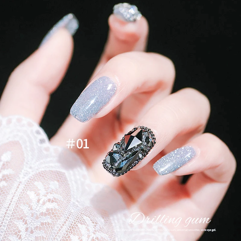 Новинка 2021 блестящий диско-сверлильный гель Блестящий Алмазный лак для ногтей