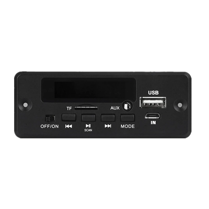 

2X25W Amplifier Bluetooth5.0 MP3 WMA WAV Decoder 12V Wireless Music Audio Modul Support USB TF AUX Radio Auto Switch