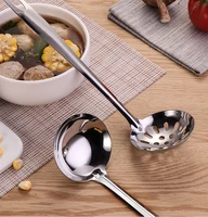 ladle and colander kitchenware tool set stainless steel tool accessories gadgets utensils with hanger heat resistant