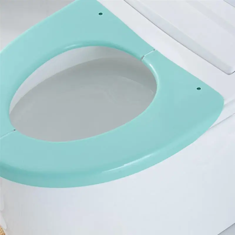 

1Pc Potty Seat Washable Healthy Safe Folding Seat Cushion Toilet Seat Cover Travel Pad