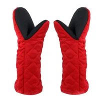 cooking oven gloves non slip long gloves heat resistant safety gloves household kitchen tools