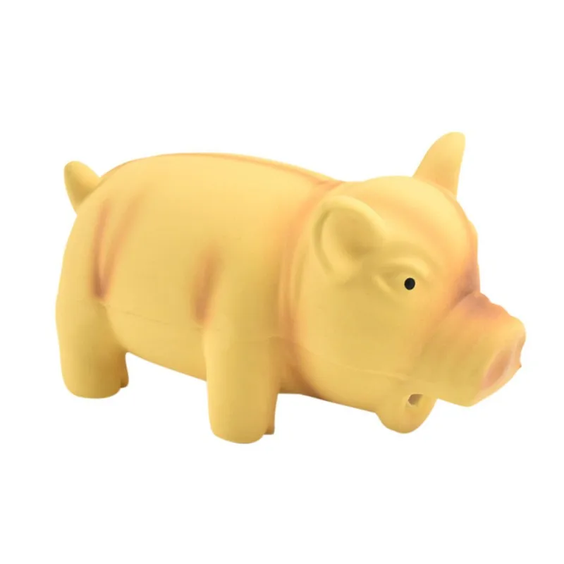 

Pet Dog Latex Bite Resistant Molar Teeth Vocal Pig Toy Compressive Outdoor Cute Toy Cleaning Teeth Toy