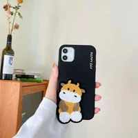 cow case for iphone 12 pro max case for iphone 11 12 pro 7 8 plus x xr max se 2020 apple case leather cartoon case coque