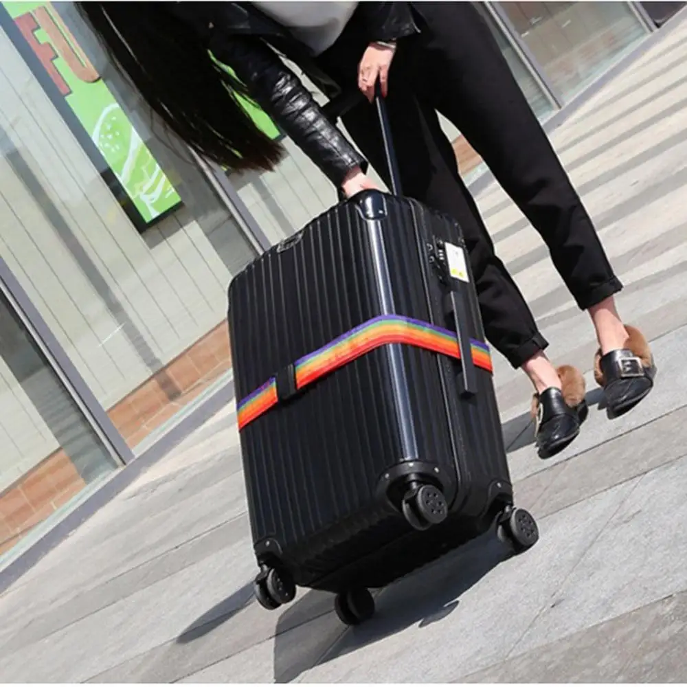 

Practical Portable Size Outdoor Travel Luggage Belt Packing Strap Suitcase Tie Down Security Safety Belt