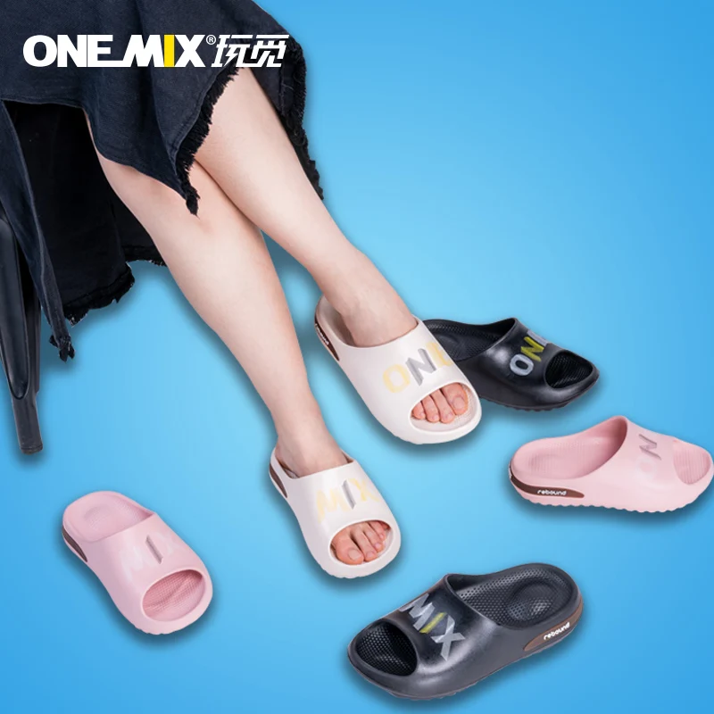 ONEMIX Original Men Indoor Sandals Slipper Summer Casual Outdoor Non-slip Beach Wadding Shoes Adult Male Cartoon Home Flip Flops | Спорт и