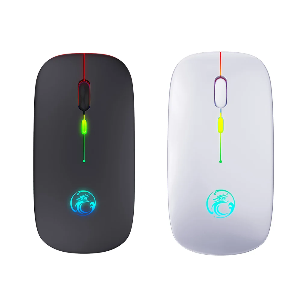 Wireless Mouse Bluetooth RGB Rechargeable Computer Silent Mause LED Backlit Ergonomic Gaming For Laptop PC | Компьютеры и офис