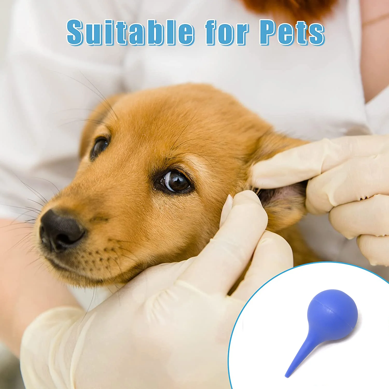 

1PCS Portable Ear Wax Removal Irrigation Cleaner Air Blower Pump Earwax Multifunctional Remover Rubber Practical Household Tools